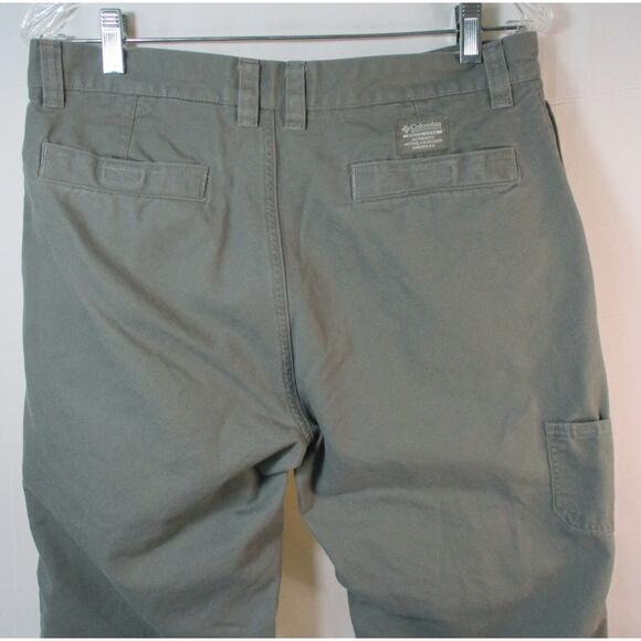 Columbia women's Green Mid Rise Straight Leg Active Outdoor Pants Size 12 - Picture 5 of 9